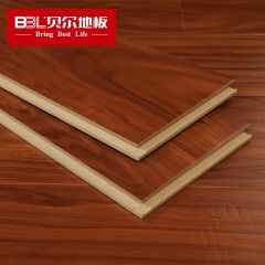 貝爾地板 強(qiáng)化復(fù)合地板 12mm負(fù)離子蘋果系列 PG006龍鳳香檀(新10片裝)
